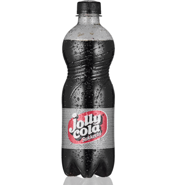 Jolly Cola Sukkerfri 50 cl. PET Bryggeriet Vestfyen