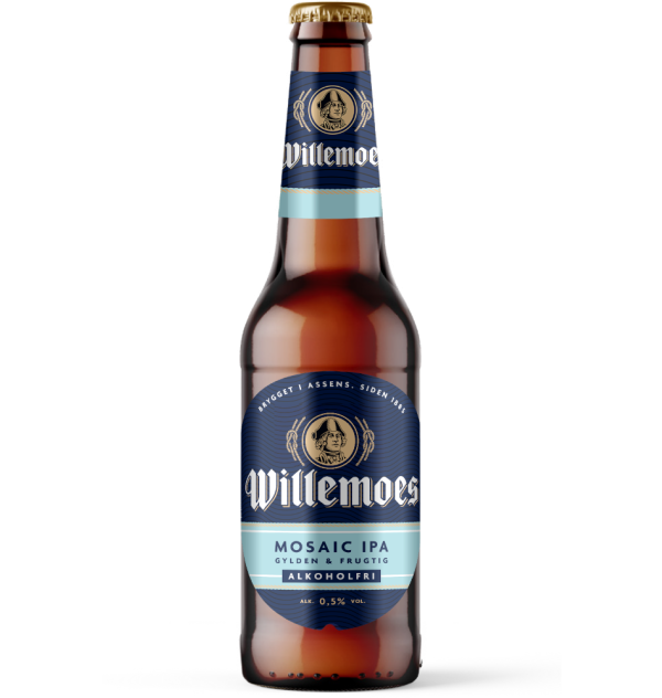Willemoes Mosaic IPA Alkoholfri 33cl flaske NY